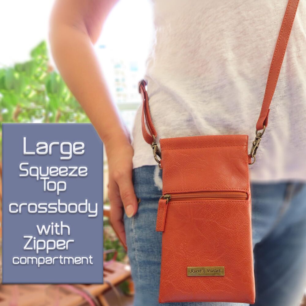 5518 Soft Sunglasses Case - Cross Body Pouch with detached Strap - Large - Picture 3 of 5